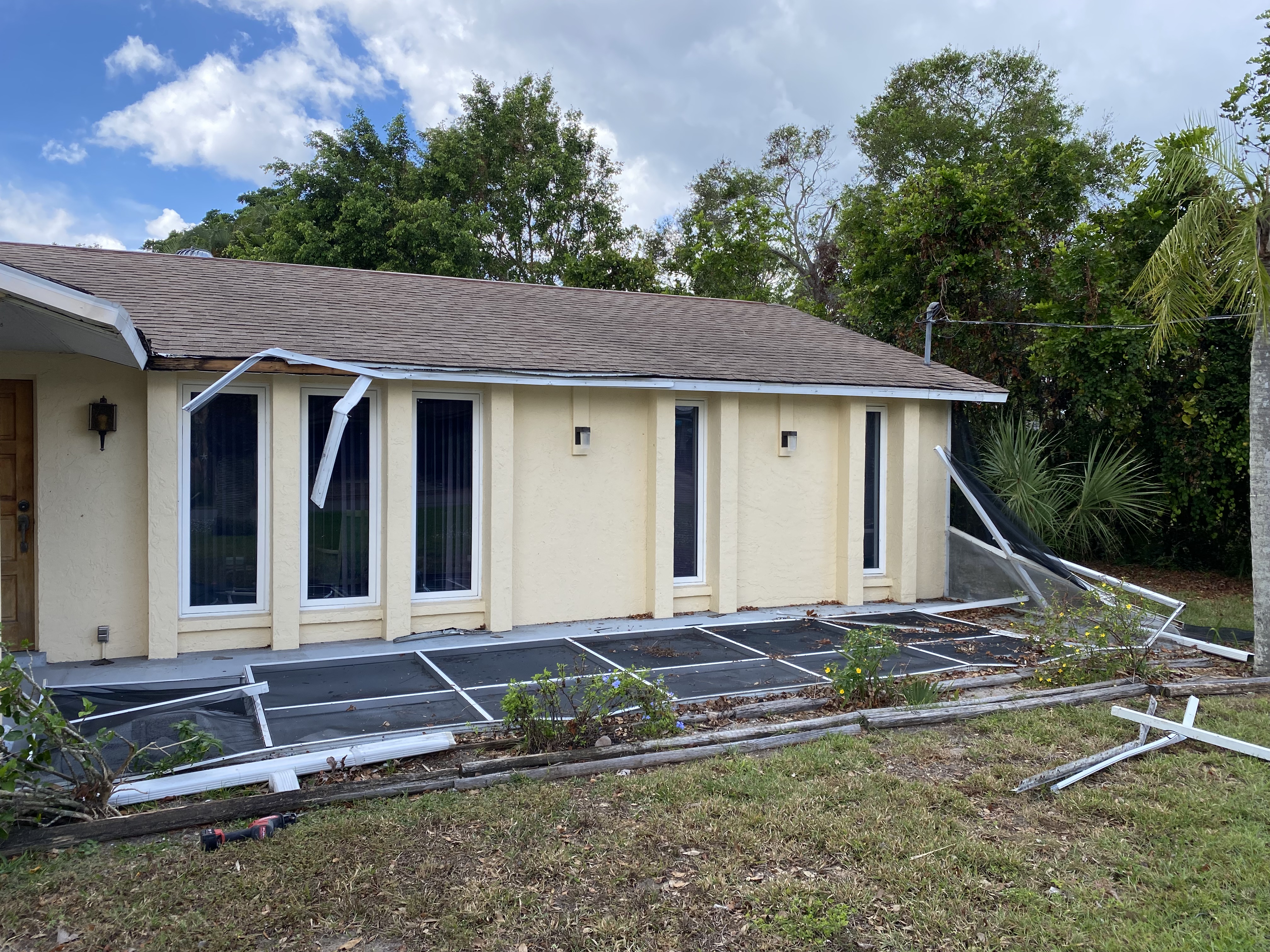 Before — property cleanout